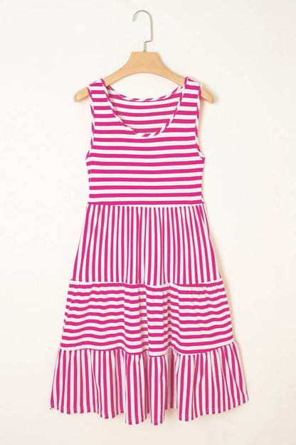 Cotton Pink Blue Multi Way Dress - Shop Style & More | Fresh Looks, Everyday Deals & Free Shipping