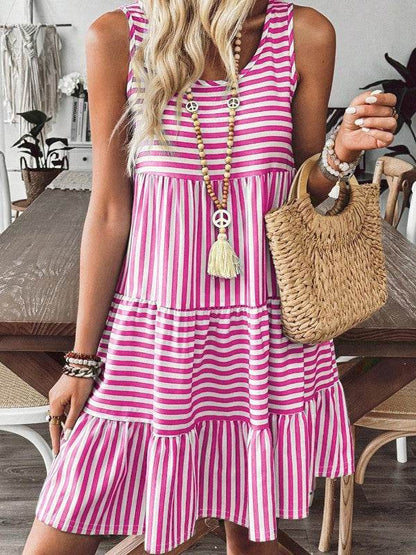 Cotton Pink Blue Multi Way Dress - Shop Style & More | Fresh Looks, Everyday Deals & Free Shipping