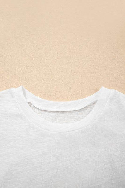Cotton White Black Ruffle Sleeve Plain Blouse - Shop Style & More | Fresh Looks, Everyday Deals & Free Shipping