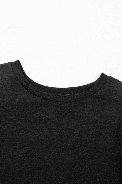 Cotton White Black Ruffle Sleeve Plain Blouse - Shop Style & More | Fresh Looks, Everyday Deals & Free Shipping