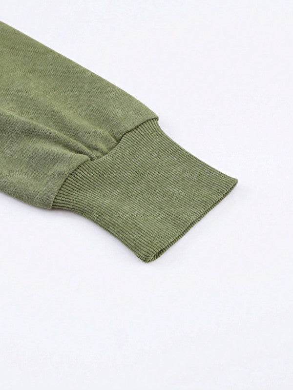 Cotton Acid Mineral Drop Shoulder Relax Sweatshirt - Shop Style & More | Fresh Looks, Everyday Deals & Free Shipping