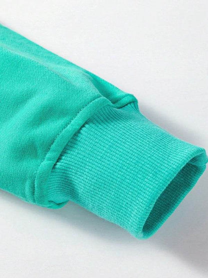 Cotton Colorblock Drop Shoulder Sweatshirt - Shop Style & More | Fresh Looks, Everyday Deals & Free Shipping