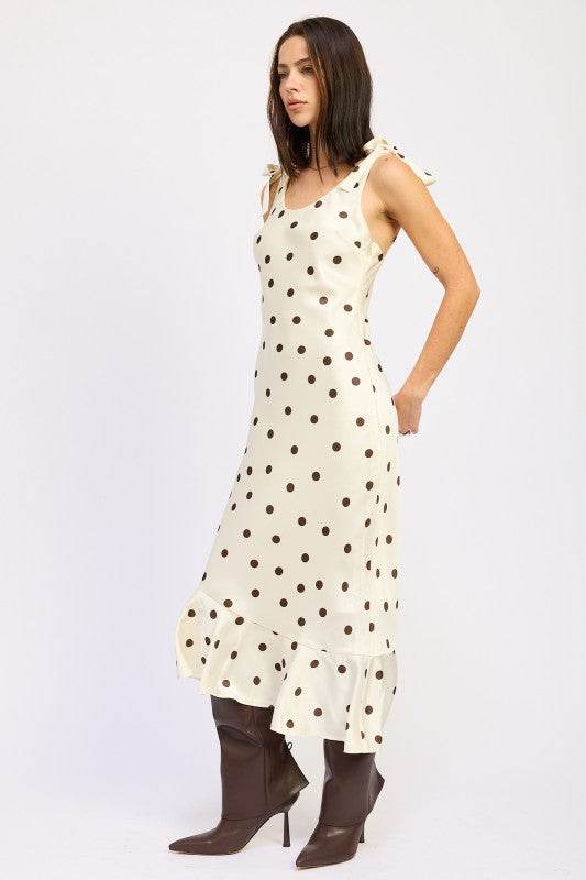 MERMAID MAXI DRESS WITH SHOULDER TIE - Shop Style & More | Fresh Looks, Everyday Deals & Free Shipping