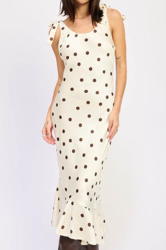 MERMAID MAXI DRESS WITH SHOULDER TIE - Shop Style & More | Fresh Looks, Everyday Deals & Free Shipping