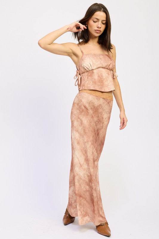 PRINTED TANK TOP WITH SIDE TIES - Shop Style & More | Fresh Looks, Everyday Deals & Free Shipping