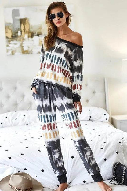BiBi Tie Dye Print French Terry Top - Shop Style & More | Fresh Looks, Everyday Deals & Free Shipping
