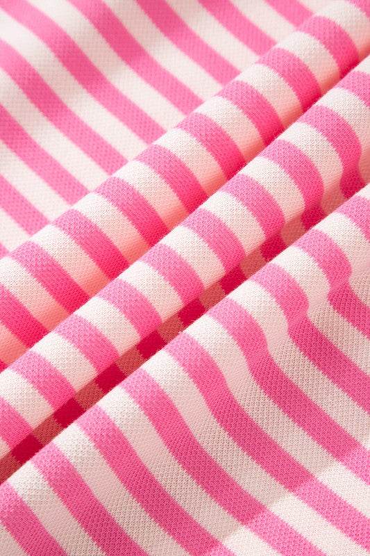 Cotton Pink Stripe backless t shirt - Shop Style & More | Fresh Looks, Everyday Deals & Free Shipping