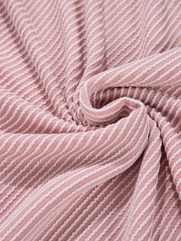 Boho Ribbed Color Block Viscose Drop Shoulder - Shop Style & More | Fresh Looks, Everyday Deals & Free Shipping