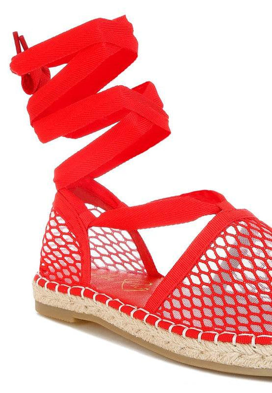 Sonara Mesh Flat Espadrille Sandals - Shop Style & More | Fresh Looks, Everyday Deals & Free Shipping