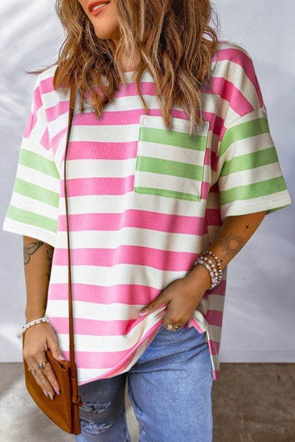 Zaria Patch Pocket Drop Sleeve Top - Shop Style & More | Fresh Looks, Everyday Deals & Free Shipping