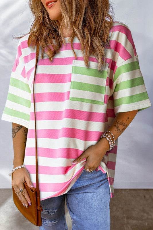 Zaria Patch Pocket Drop Sleeve Top - Shop Style & More | Fresh Looks, Everyday Deals & Free Shipping