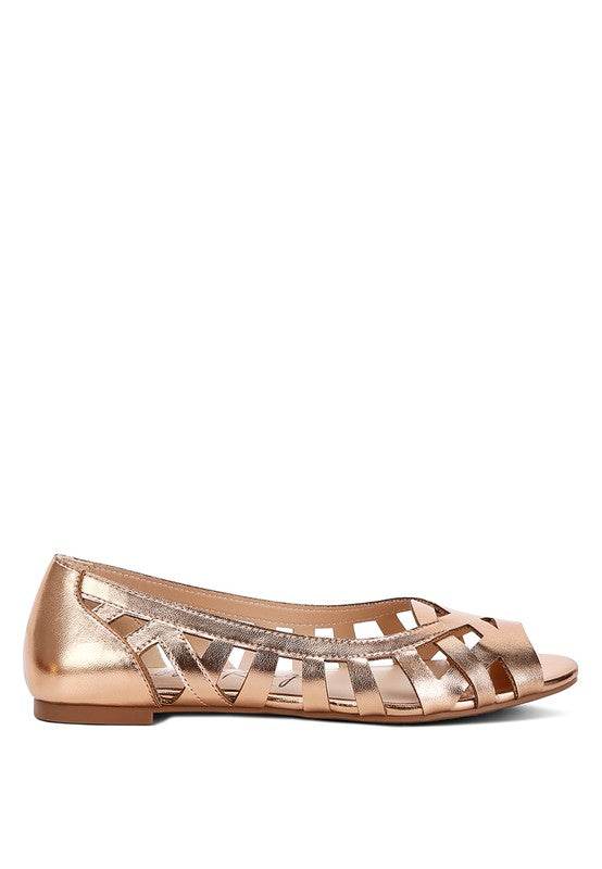 Moira Woven Peep Toe Flats - Shop Style & More | Fresh Looks, Everyday Deals & Free Shipping