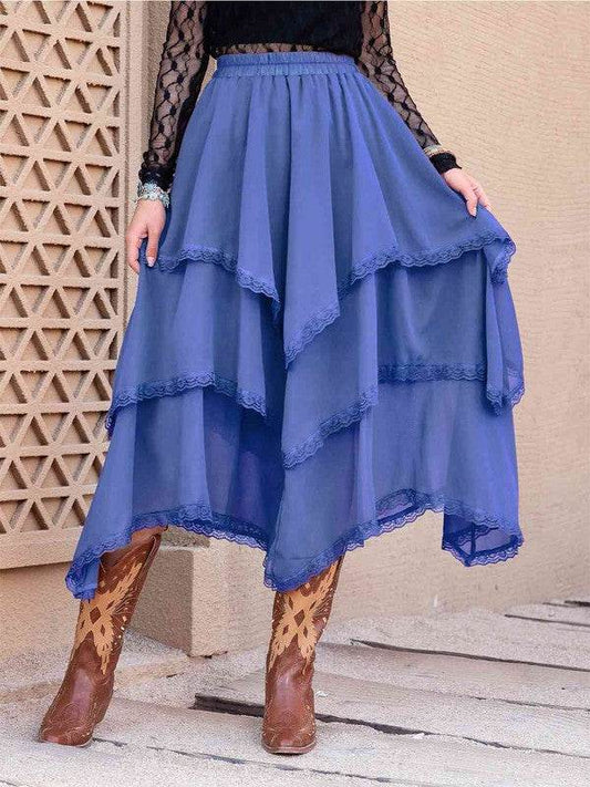 Tasha Tiered Midi Skirt - Shop Style & More | Fresh Looks, Everyday Deals & Free Shipping