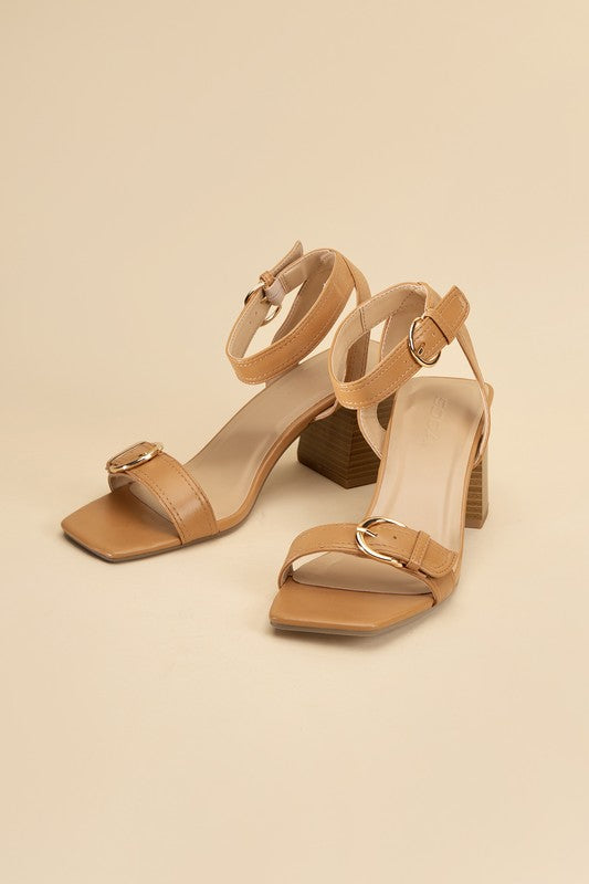 TREATY-S Buckle Sandal Heel Heels