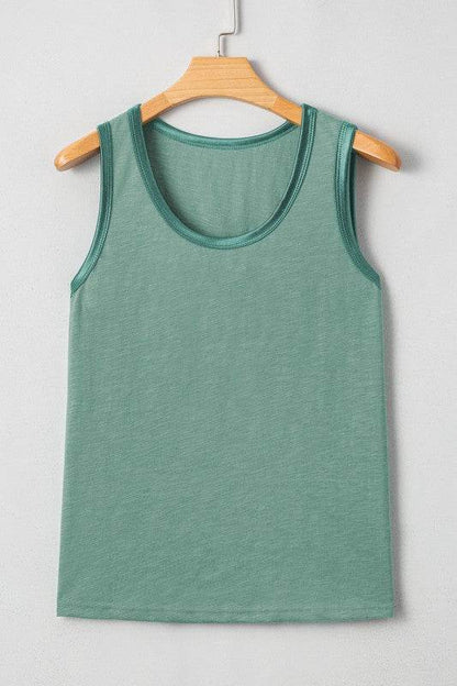 Skyla Metallic Sheen Tank Top - Shop Style & More | Fresh Looks, Everyday Deals & Free Shipping