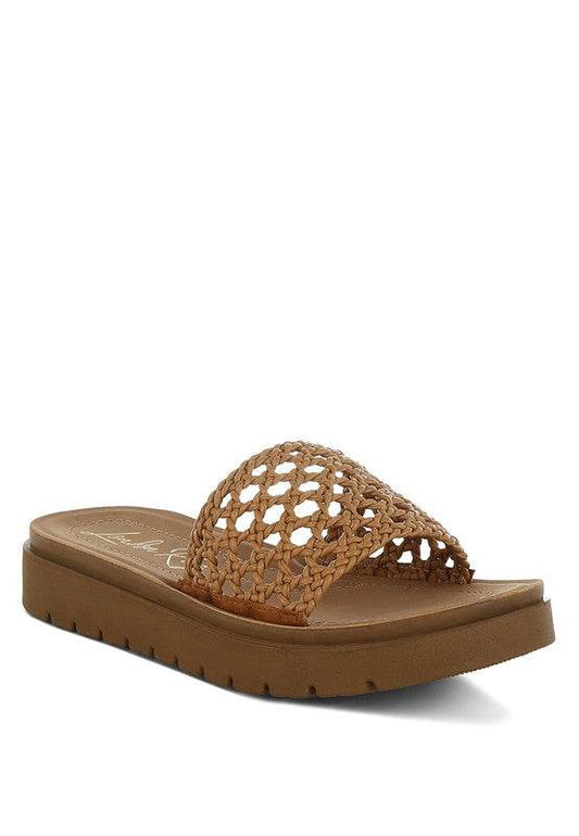 Sayura Woven Slip-On Flatforms - Shop Style & More | Fresh Looks, Everyday Deals & Free Shipping