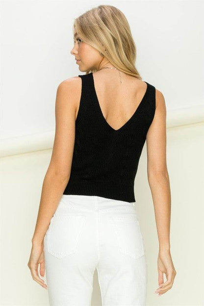 See You Again Cropped Sweater Tank - Shop Style & More | Fresh Looks, Everyday Deals & Free Shipping