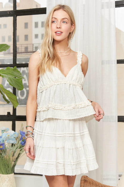 ADORA Ruffled Tiered Crop Top - Shop Style & More | Fresh Looks, Everyday Deals & Free Shipping