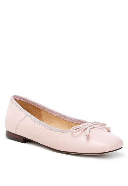 Lutten Square-Toe Bow Ballerinas - Shop Style & More | Fresh Looks, Everyday Deals & Free Shipping