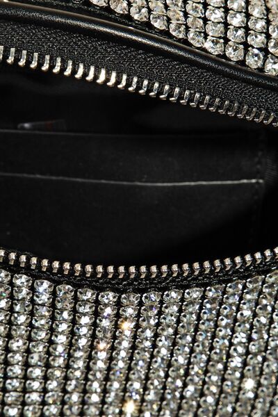 Fame Pave Rhinestone Crossbody Bag Bags