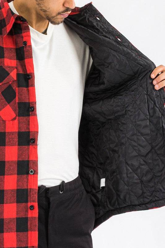 Mens Quilted Padded Flannel - Shop Style & More | Fresh Looks, Everyday Deals & Free Shipping