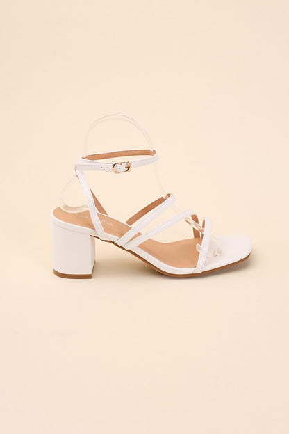 ALI-6 Strappy Low Heel Heels