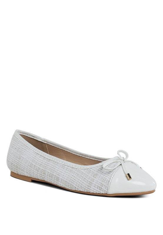 Junpey Plaid Tweed Ballet Flats - Shop Style & More | Fresh Looks, Everyday Deals & Free Shipping