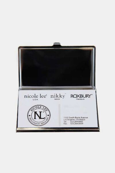 Nicole Lee USA Printed Business Card Case Accessories