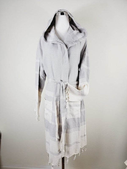 Unisex Robe, Beach or spa Robe with pockets - Gray - Shop Style & More | Fresh Looks, Everyday Deals & Free Shipping