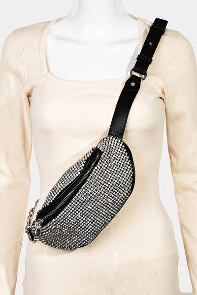 Fame Pave Rhinestone Crossbody Bag - Shop Style & More | Fresh Looks, Everyday Deals & Free Shipping