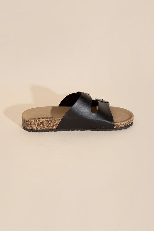 MARS-1 Buckle Strap Slides Sandals