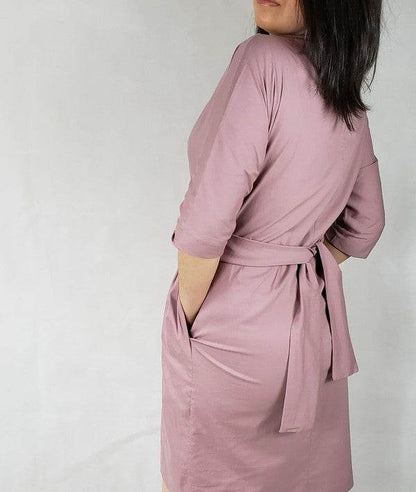 Dress jacket 3/4 sleeve ties in front with pockets - Shop Style & More | Fresh Looks, Everyday Deals & Free Shipping