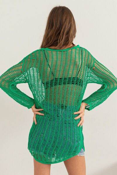 HYFVE Crochet Long Sleeve Cover Up - Shop Style & More | Fresh Looks, Everyday Deals & Free Shipping
