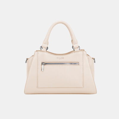 David Jones PU Leather Handbag Ivory One Size Bags