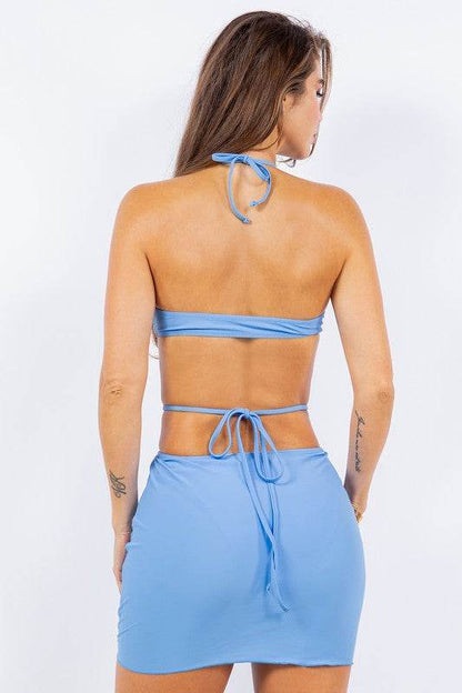 THREE PIECE SEXY OPEN HOCK COVER-UP WITH BIKINI - Shop Style & More | Fresh Looks, Everyday Deals & Free Shipping