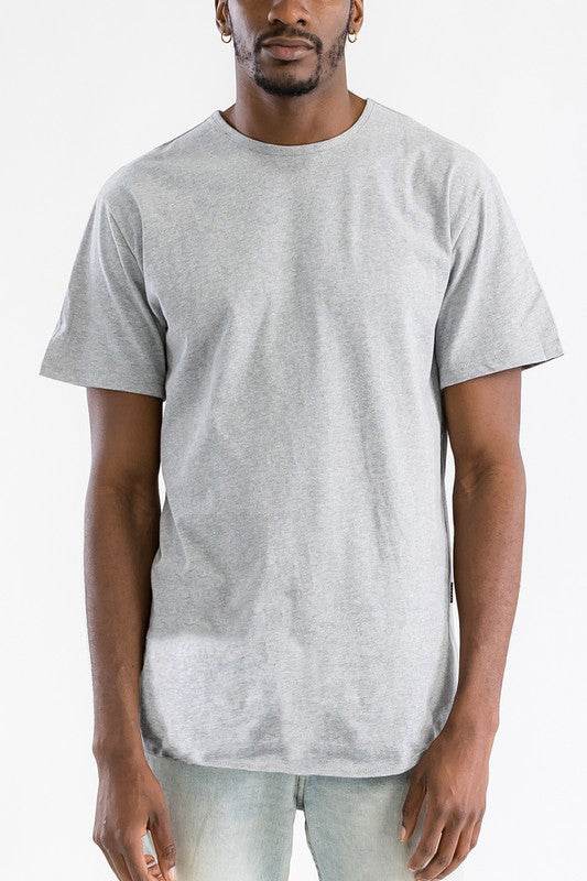Extended Scallop Round Neck Tshirt - Shop Style & More | Fresh Looks, Everyday Deals & Free Shipping