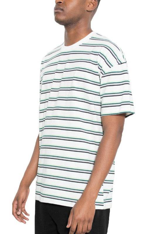 Striped Round Neck Tshirt - Shop Style & More | Fresh Looks, Everyday Deals & Free Shipping