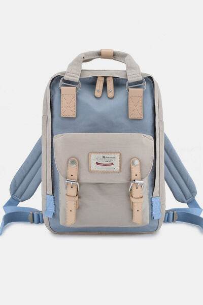 Himawari Contrast Waterproof Nylon Backpack Bag - Shop Style & More | Fresh Looks, Everyday Deals & Free Shipping