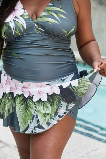 Aloha Forest Swim Dress – Marina West Swim Full Size Clear Waters One-Piece Swimwear