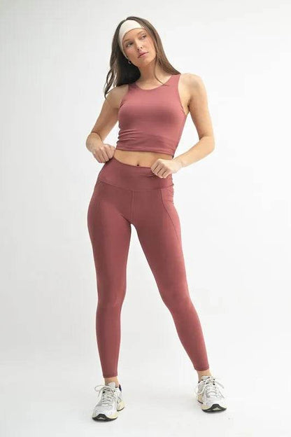 MONO B Venice Cloud Light Sculpt High-Waisted Leggings - Shop Style & More | Fresh Looks, Everyday Deals & Free Shipping