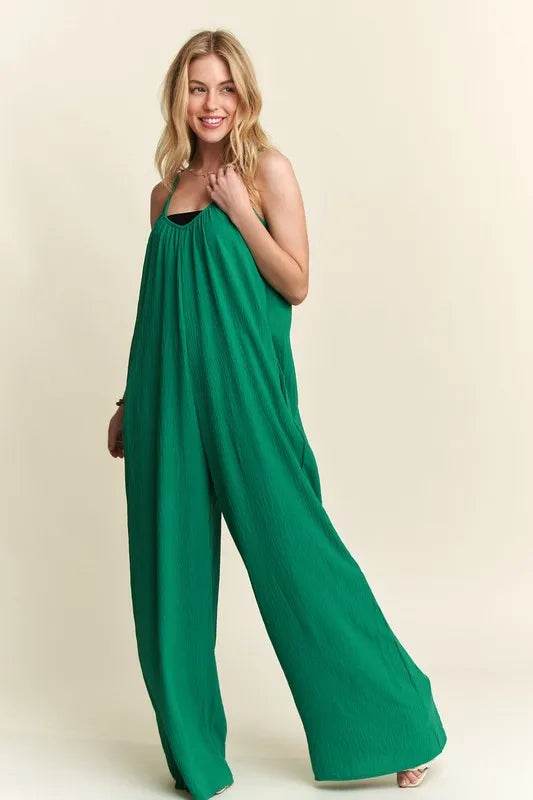 ADORA Wide Leg Casual Cami Jumpsuit - Shop Style & More | Fresh Looks, Everyday Deals & Free Shipping