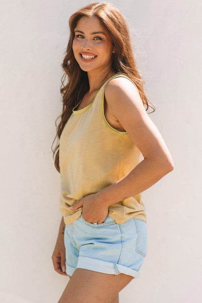 Skyla Metallic Sheen Tank Top - Shop Style & More | Fresh Looks, Everyday Deals & Free Shipping