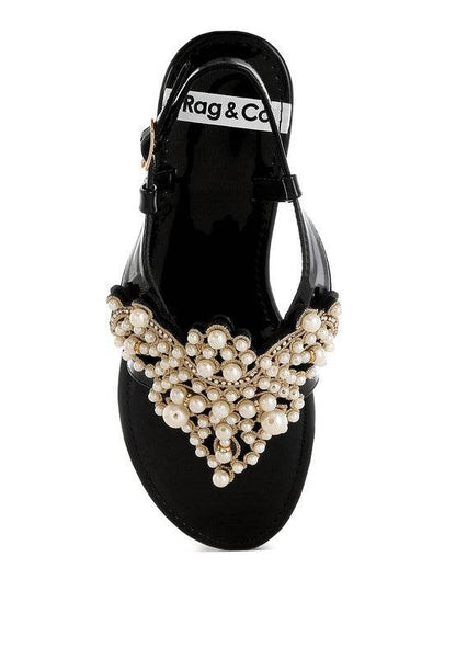 Zalata Pearl Studded Flats - Shop Style & More | Fresh Looks, Everyday Deals & Free Shipping
