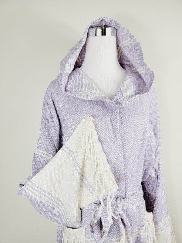 Unisex Robe, Beach or spa Robe with pockets - Lila - Shop Style & More | Fresh Looks, Everyday Deals & Free Shipping