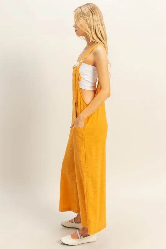 HYFVE Textured Wide Leg Overall - Shop Style & More | Fresh Looks, Everyday Deals & Free Shipping