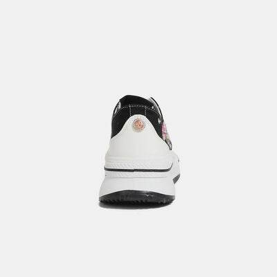 Nicole Lee USA Embroidery Detail Platform Lace-Up Sneakers - Shop Style & More | Fresh Looks, Everyday Deals & Free Shipping