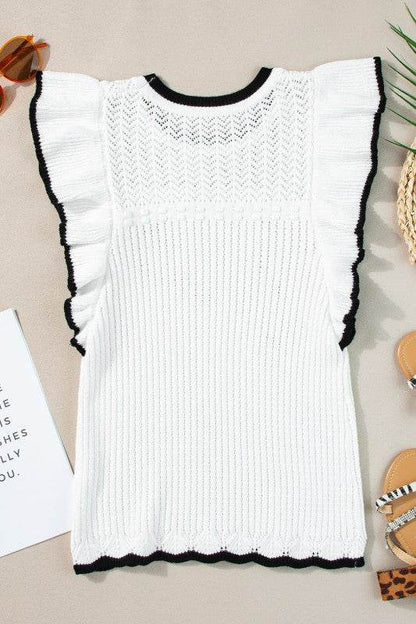 Alaya Crochet Tank Top - Shop Style & More | Fresh Looks, Everyday Deals & Free Shipping