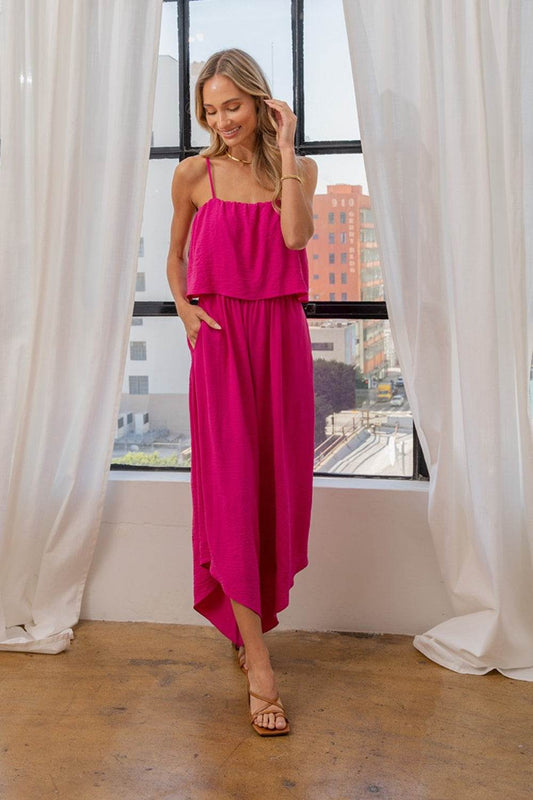 Sew In Love Full Size Sleeveless Wide Leg Jumpsuit - Shop Style & More | Fresh Looks, Everyday Deals & Free Shipping