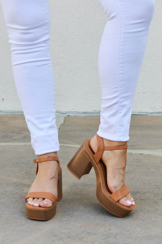 Weeboo Feel It Platform Heel Sandals - Shop Style & More | Fresh Looks, Everyday Deals & Free Shipping