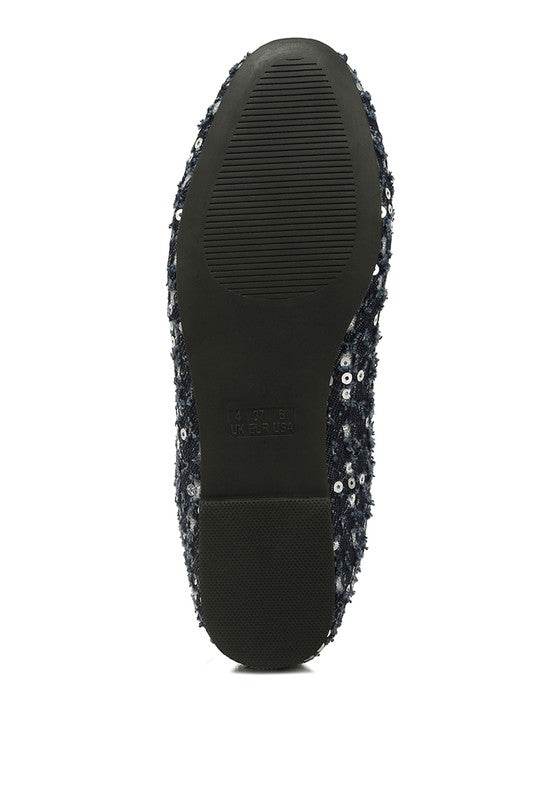 Florent Sequin Flat Bow Ballerinas - Shop Style & More | Fresh Looks, Everyday Deals & Free Shipping
